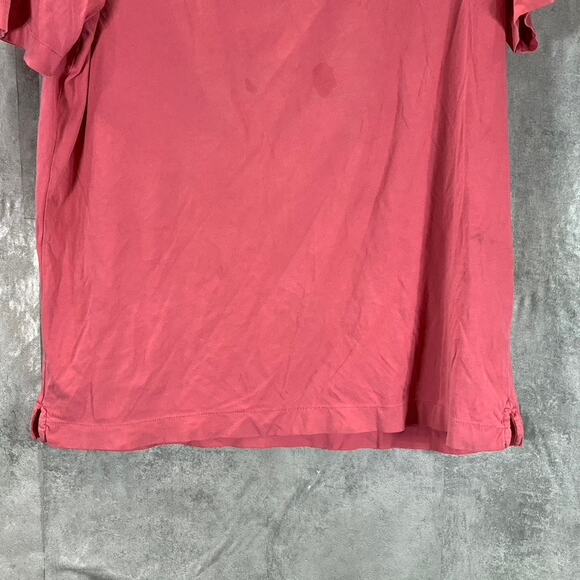 VINEYARD VINES Men's Red Classic Pima Pique Short-Sleeve Polo Shirt SZ M - Picture 7 of 9